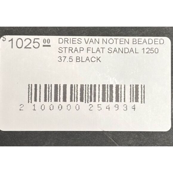 DRIES VAN NOTEN Embellished Leather Sandals NWB Size 37 1/2 - Picture 13 of 13